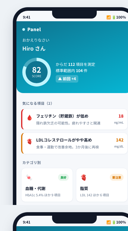Panel の画面イメージ