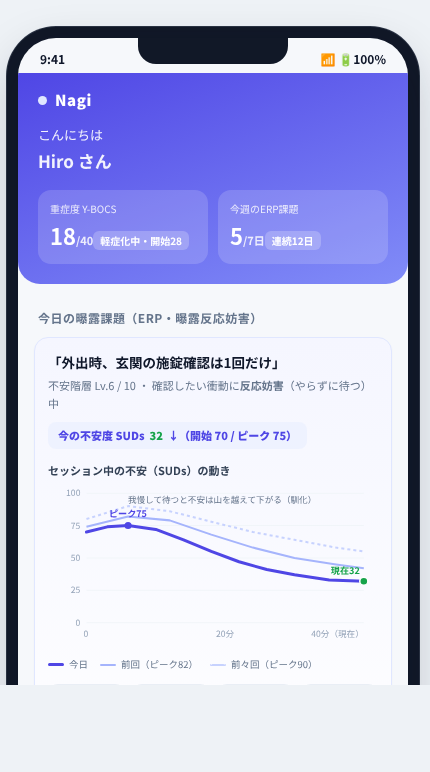 Nagi の画面イメージ