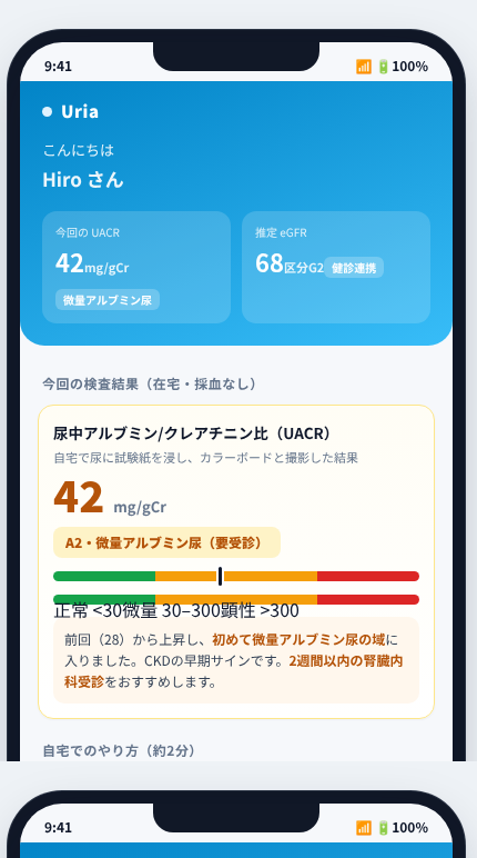 Uria の画面イメージ