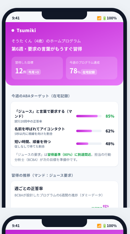 Tsumiki の画面イメージ