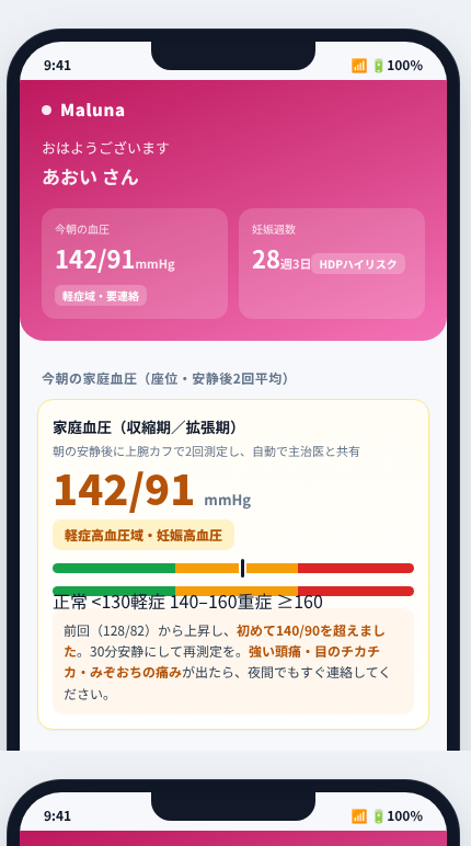 Maluna の画面イメージ