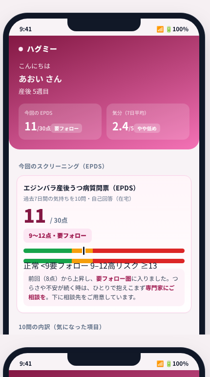 ハグミー の画面イメージ