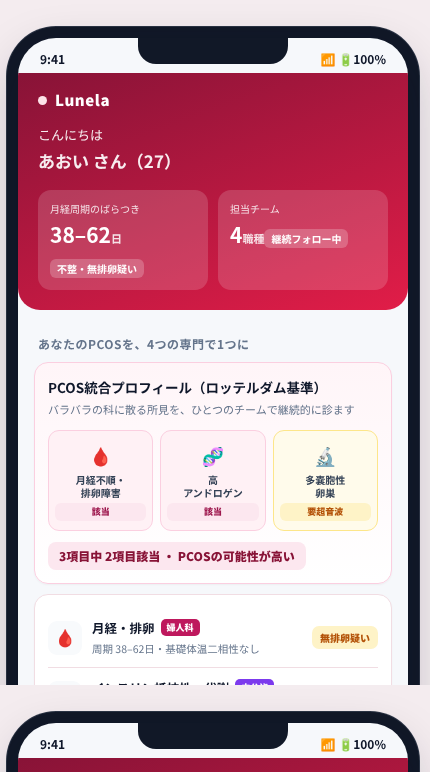Lunela の画面イメージ