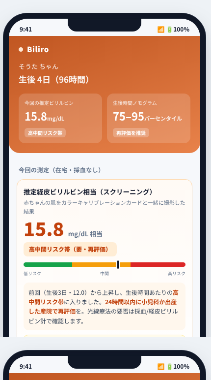 Biliro の画面イメージ